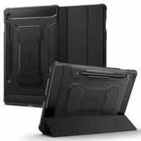Spigen Rugged Armor Pro Bookcase Samsung Galaxy Tab S10 Lite / S10 FE / S9 FE - Black