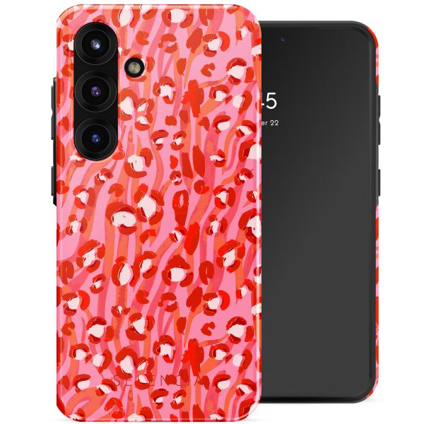 Selencia Vivid Tough Backcover Samsung Galaxy S25 - Wild Spots Lipstick