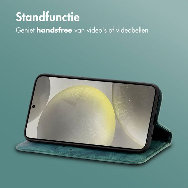 imoshion Slim Bookcase Samsung Galaxy S24 / S25 - Groen