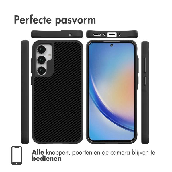 imoshion Rugged Hybrid Case Samsung Galaxy A35 - Zwart