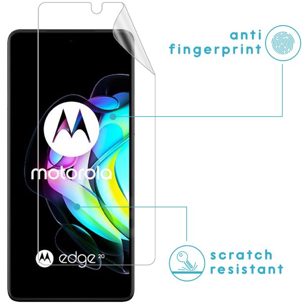 imoshion Screenprotector Folie 3 pack Motorola Edge 20 Pro