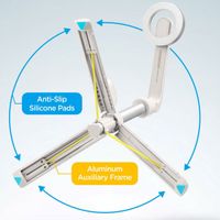 Spigen MagSafe Tripod Selfie Stick - met afstandsbediening - Universeel - 74CM - Dune Beige