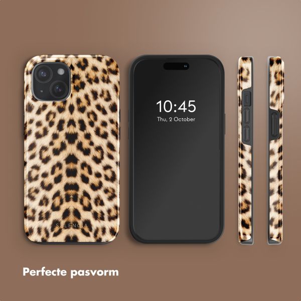 Selencia Vivid Tough Backcover met MagSafe iPhone 15 - Wild Leo