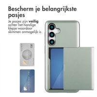 imoshion Backcover met pasjeshouder Samsung Galaxy S25 - Groen
