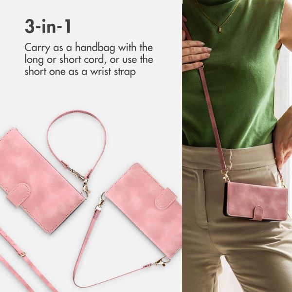 imoshion Bookcase with Strap Apple iPhone 16 - Pink