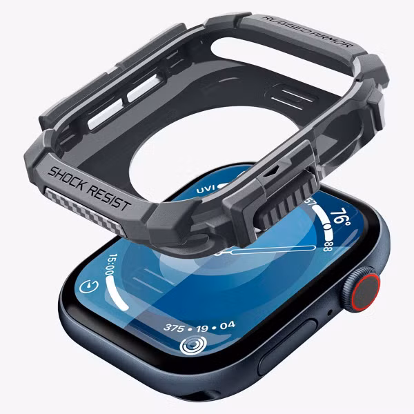 Spigen Rugged Armor™ Case Apple Watch Series 10 / 11 - 46 mm - Dark Gray