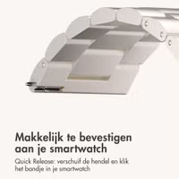 imoshion Stalen bandje  - Universeel 20 mm aansluiting - Starlight