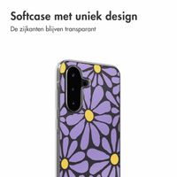 imoshion  Design hoesje Samsung Galaxy A56 - Tropical Violet Flowers Connect