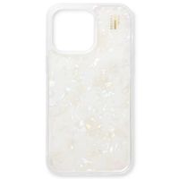 iDeal of Sweden Pearlized Case Apple iPhone 15 Pro Max - Wit