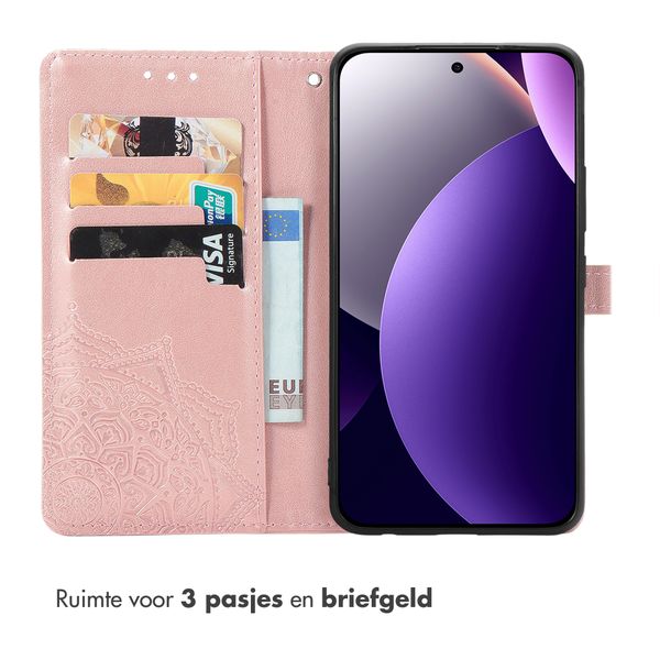 imoshion Mandala Bookcase Xiaomi Redmi Note 15 Pro Plus (5G) - Rose Gold