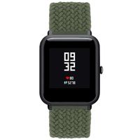 imoshion Gevlochten nylon bandje Amazfit GTS / BIP - Donkergroen