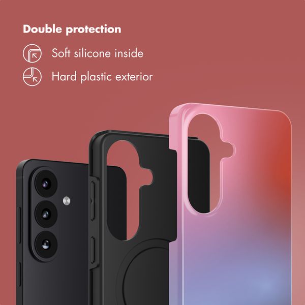 Selencia Vivid Back Cover Samsung Galaxy S26 - Gradient Soft Blush