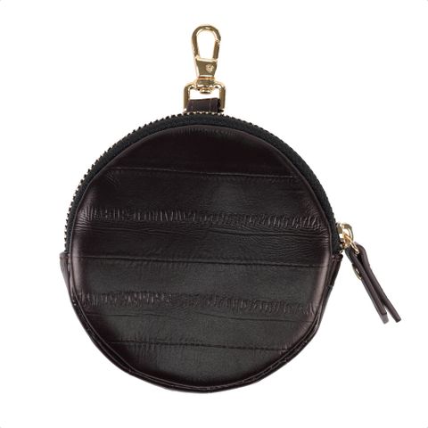 Selencia Nova Real Leather Mini Pouch - Dark Chocolate