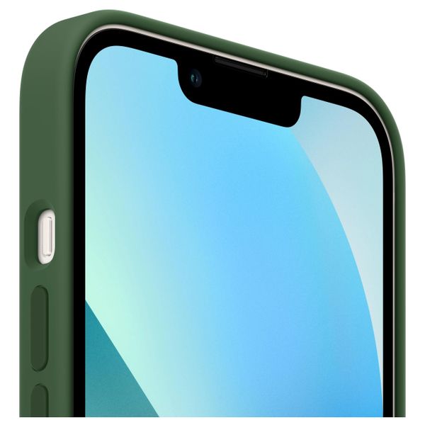 Apple Silicone Backcover MagSafe Apple iPhone 13 Mini - Groen