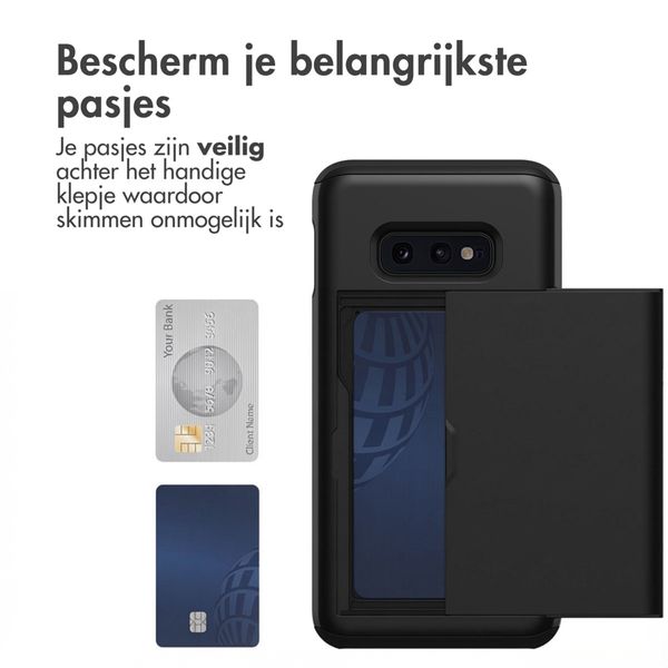 imoshion Backcover met pasjeshouder Samsung Galaxy S10e - Zwart