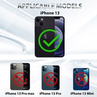 Redpepper Dot Plus Waterproof Backcover Apple iPhone 13 - Zwart