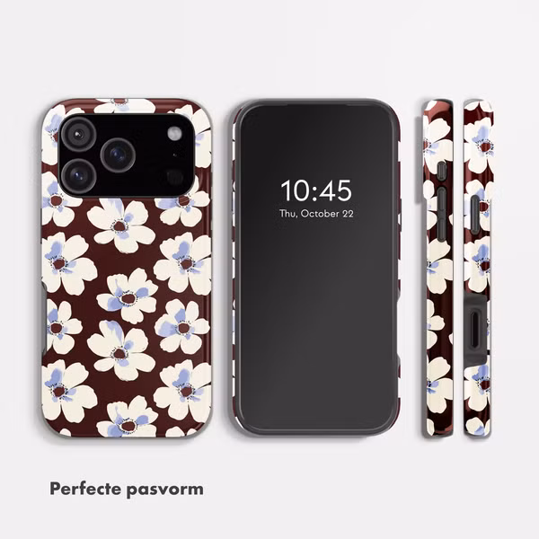Selencia Vivid Backcover Apple iPhone 17 Pro - Choco Flower Pop