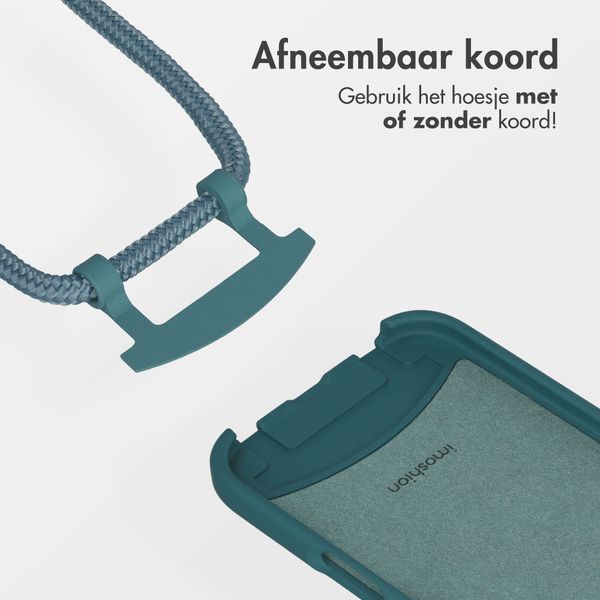 imoshion Color Backcover met afneembaar koord met MagSafe Apple iPhone 17 Pro Max - Donkergroen