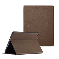 Selencia Riva Bookcase Apple iPad 9 (2021) 10.2 inch / iPad 8 (2020) 10.2 inch / iPad 7 (2019) 10.2 inch - Mocha Brown