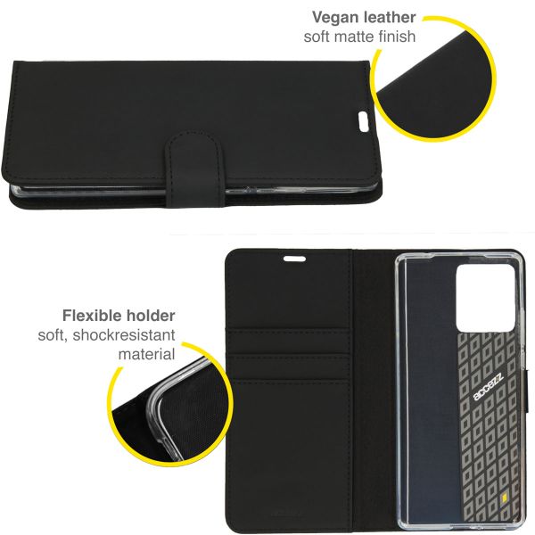 Accezz Wallet Softcase Bookcase Motorola Edge 30 Ultra - Zwart