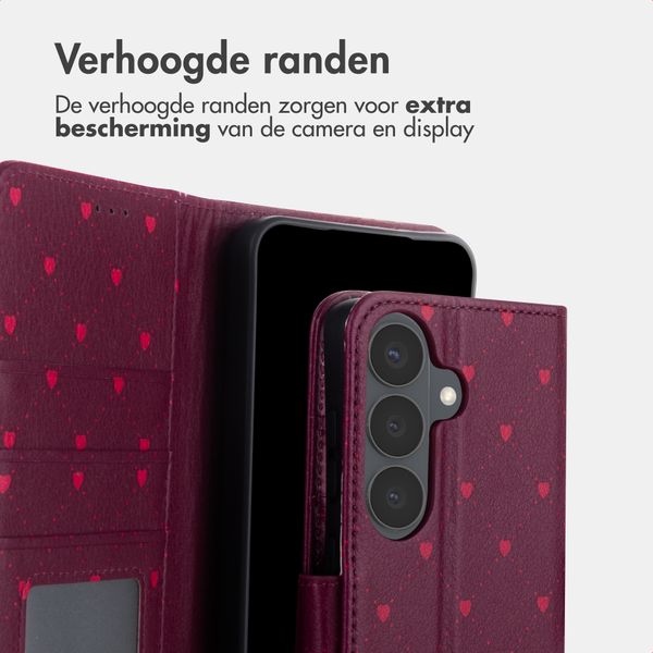 imoshion Design Bookcase Samsung Galaxy S26 - Crush Check Coral Dust
