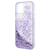 Guess Liquid Glitter Backcover Apple iPhone 14 - Paars