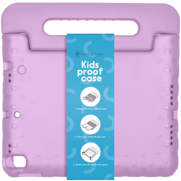 imoshion Kidsproof Backcover met handvat Apple iPad 6 (2018) 9.7 inch / iPad 5 (2017) 9.7 inch - Lila
