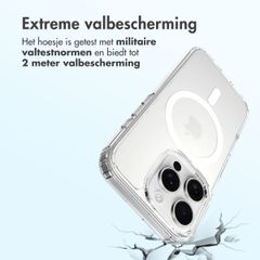 Accezz Xtreme Impact Backcover met MagSafe Apple iPhone 16 Pro - Transparant