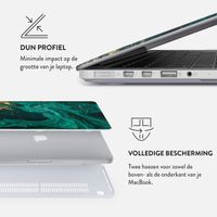 Burga Hardshell Cover MacBook Pro 14 inch (2021 / 2023 M3 chip / 2024 M4 chip) - A2442 / A2779 / A2918 / A3112 / A3185 / A3401 - Emerald Pool