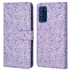 imoshion Design Bookcase Samsung Galaxy S20 FE - Purple White Flowers