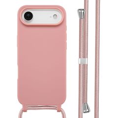 imoshion Siliconen hoesje met koord Apple iPhone Air - Sand Pink