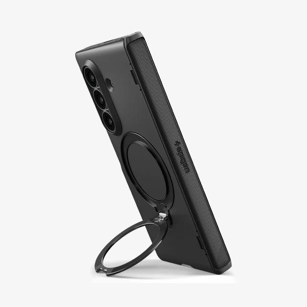 Spigen Slim Armor Mag Fit Backcover met stand Samsung Galaxy Z Fold 8 Ultra - Black