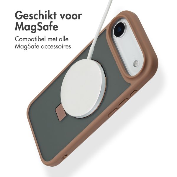 Accezz Ring Stand Backcover met MagSafe Apple iPhone Air - Bruin