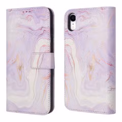 imoshion Design Bookcase Apple iPhone Xr - Purple Marble