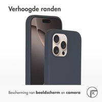 Accezz Liquid Silicone Backcover met MagSafe Apple iPhone 16 Pro Max - Donkerblauw