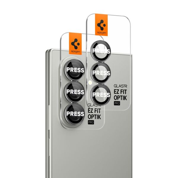 Spigen GLAStR EZ Fit Optik Pro Camera Protector 2 Pack Samsung Galaxy Z Fold 7 - Black