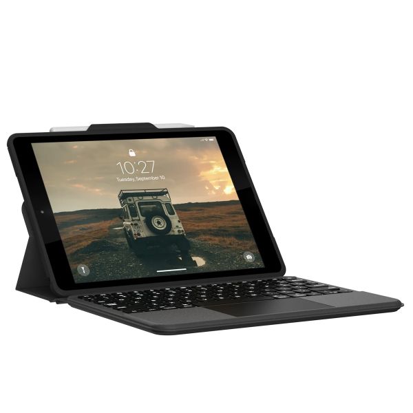 UAG Rugged Bluetooth Keyboard iPad 9 (2021) 10.2 inch / iPad 8 (2020) 10.2 inch / iPad 7 (2019) 10.2 inch - Zwart