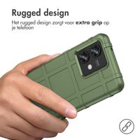 imoshion Rugged Shield Backcover Motorola Edge 40 Neo - Donkergroen