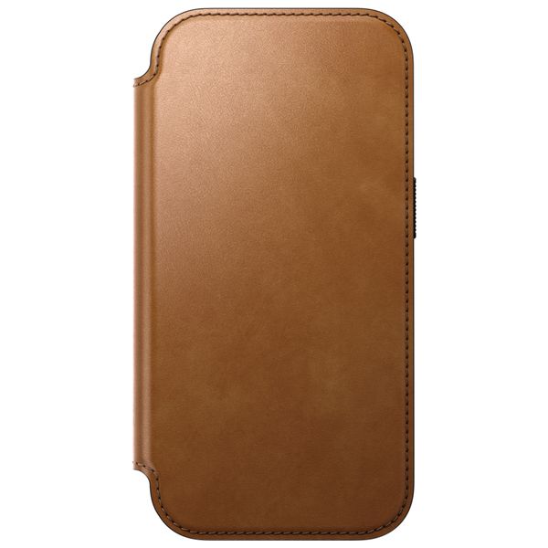 Nomad Modern Leather Folio Bookcase Apple iPhone 18 Pro Max - English Tan