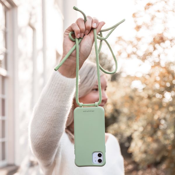 imoshion Color Backcover met afneembaar koord iPhone Xs / X - Groen