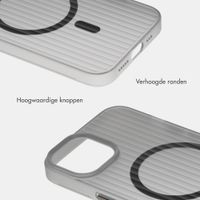 Accezz Lite Backcover met MagSafe | Fluted | Apple iPhone 15 - Grijs
