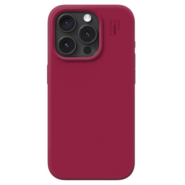 iDeal of Sweden Silicone Case Apple iPhone 14 Pro - Cranberry