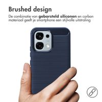 imoshion Brushed Backcover Oppo A6 Pro (5G) - Donkerblauw