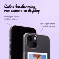 Gepersonaliseerd hoesje met hartje Apple iPhone 13 - Polaroid