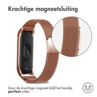 imoshion Milanees magnetisch bandje Xiaomi Mi Band 5 / 6 - Rosé Goud