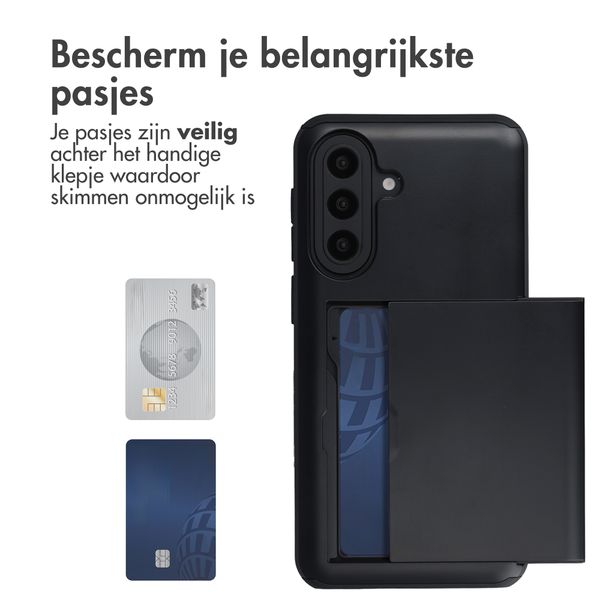 imoshion Backcover met pasjeshouder Samsung Galaxy A57 (5G) - Zwart