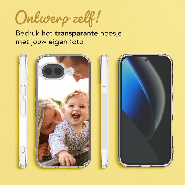 Ontwerp je eigen Clear Case Google Pixel 10a - Transparant