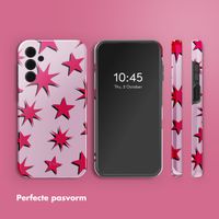 Selencia Vivid Backcover Samsung Galaxy A15 (5G) - Stars Rubine Red Light Pink