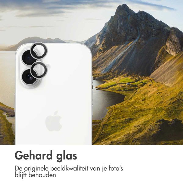 imoshion 2 Pack Camera lens protector Apple iPhone 17 / 16 / 16 Plus - Wit