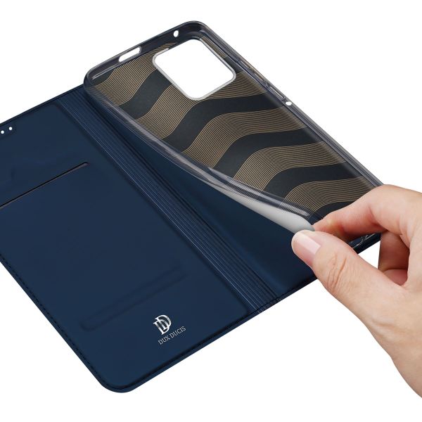 Dux Ducis Slim Softcase Bookcase Motorola Edge 40 Pro - Donkerblauw